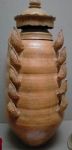 古陶东汉后期-青瓷龟纹多角瓶