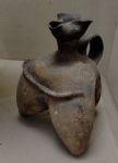 古陶新石器时代-黑陶花口壶